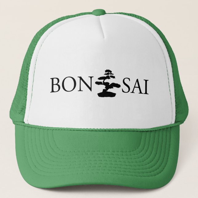 Bonsai Silhouette Trucker Hat (Front)