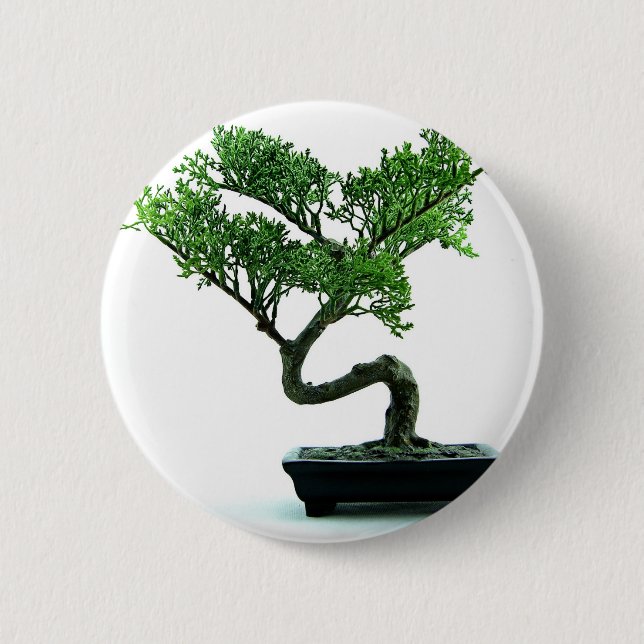 Bonsai Tree 6 Cm Round Badge (Front)