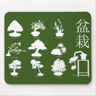 Bonsai Tree Basic Styles 10 Mouse Mat