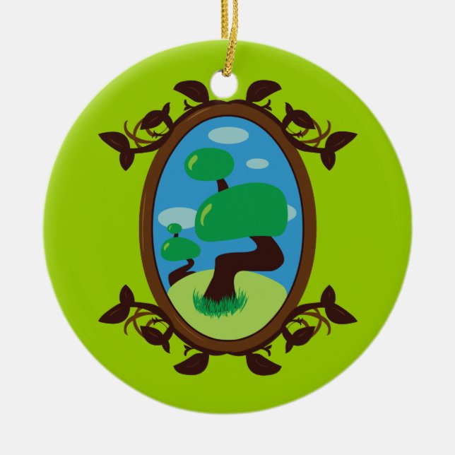 Bonsai Tree Ceramic Tree Decoration (Front)