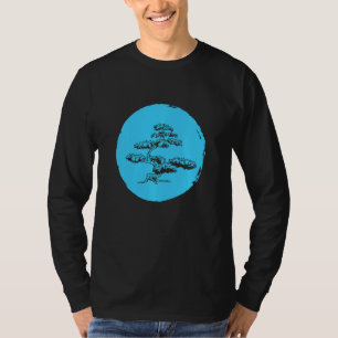 Bonsai Tree Enso Circle T Shirt Japanese Zen Buddh