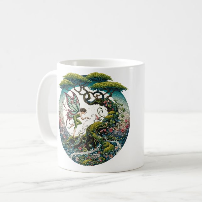 Bonsai Tree Fairy                                  Coffee Mug (Front Left)