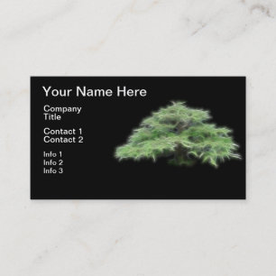 Bonsai Tree Green Plant Business Card