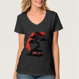 Bonsai Tree Japanese Bonsai Tree Zen Buddhist Enso T-Shirt