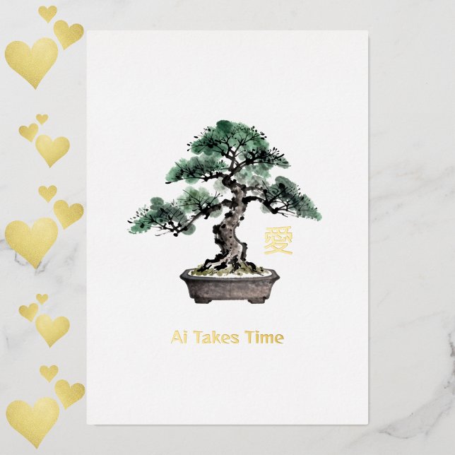 Bonsai Tree Japanese Love Calligraphy Valentine's (Creator Uploaded)