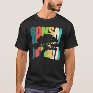 Bonsai Tree Japanese Maple Distressed Design Garde T-Shirt