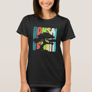 Bonsai Tree Japanese Maple Distressed Garden Hobby T-Shirt