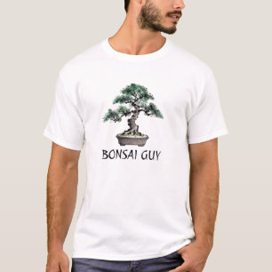 Bonsai Tree Japanese Sumi-E Ink Art Personalised T-Shirt