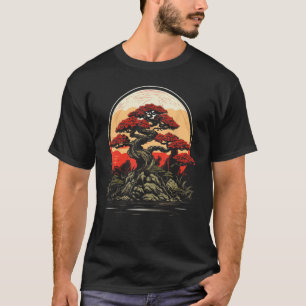 Bonsai Tree Japanese Zen Garden Japan Art Graphic T-Shirt