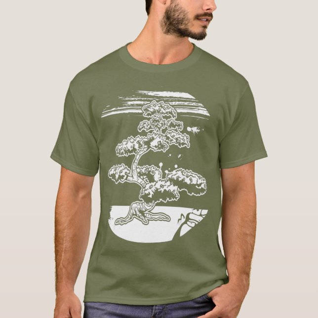 Bonsai Tree Japanese Zen Master Gift  (4) T-Shirt (Front)