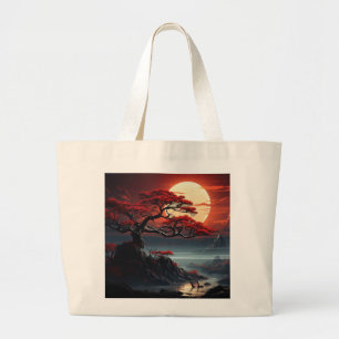 Bonsai Tree Large Tote Bag