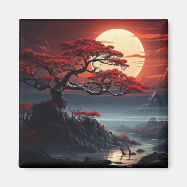 Bonsai Tree  Magnet (Front)