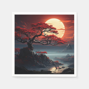 Bonsai Tree Napkin