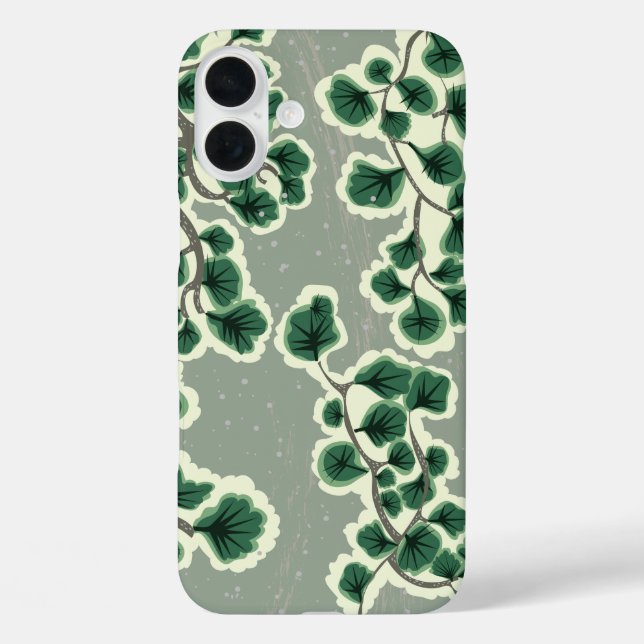 Bonsai Tree Pattern Case-Mate iPhone Case (Back)