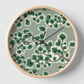 Bonsai Tree Pattern Clock