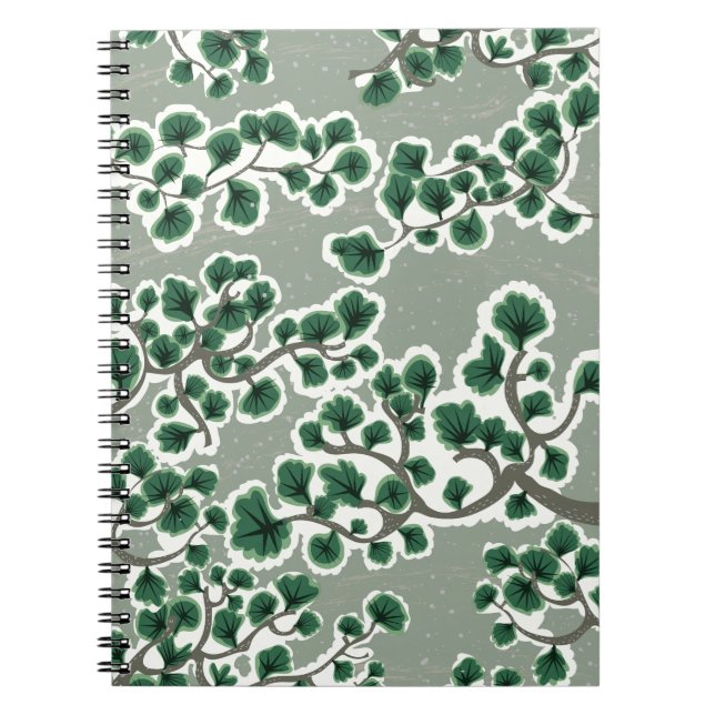 Bonsai Tree Pattern Notebook (Front)