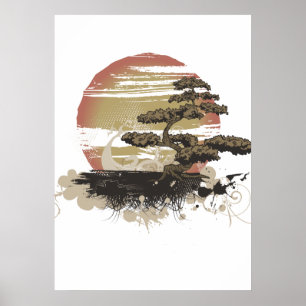 Bonsai Tree Poster