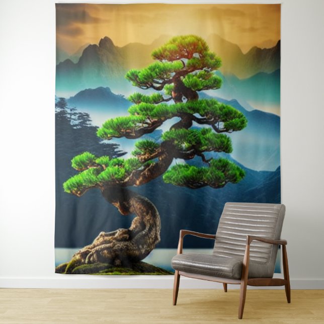 Bonsai Tree Tapestry (In Situ)