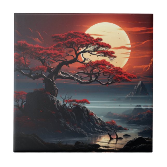Bonsai Tree  Tile (Front)