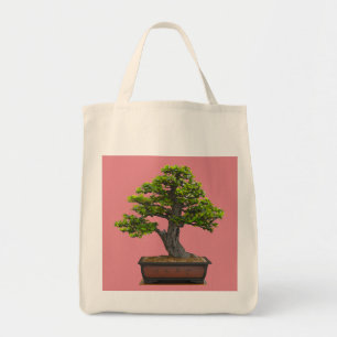 bonsai tree tote bag