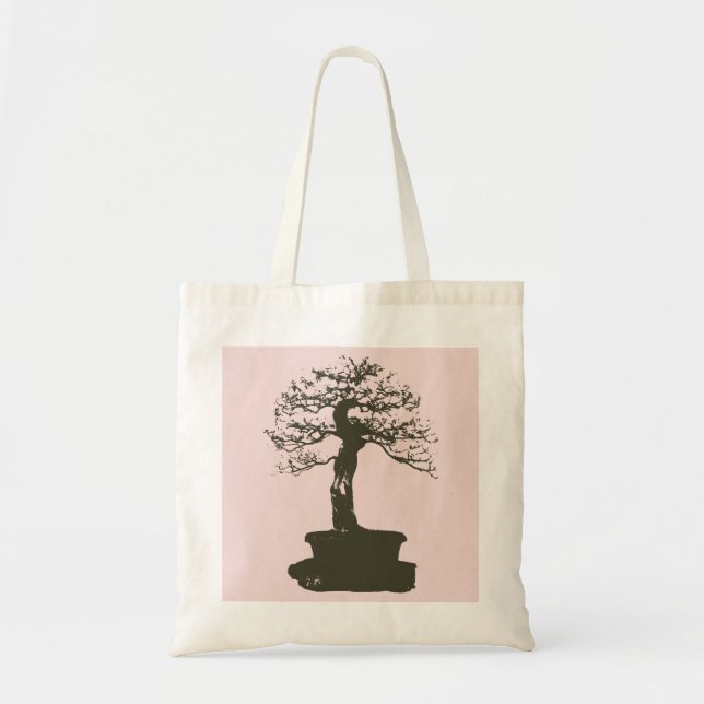 bonsai tree tote bag (Front)