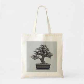 bonsai tree tote bag