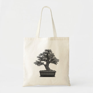 bonsai tree tote bag