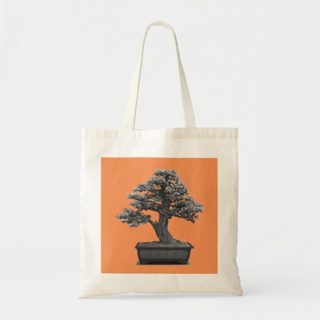 bonsai tree tote bag (Front)