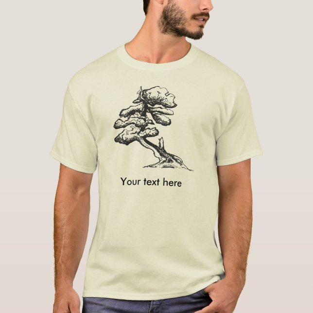bonsai trees t-shirts (Front)