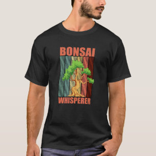Bonsai Whisperer Japanese Bonsai Tree Garden Plant T-Shirt