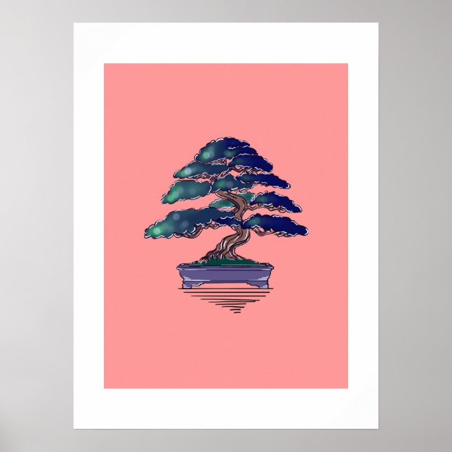 Bonsai Zen Minimal  Poster (Front)