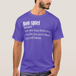 Bonspiel Definition Curling Shirt