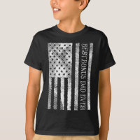 Bonus Dad Ever Us Flag Vintage Patriot Stepdad Men