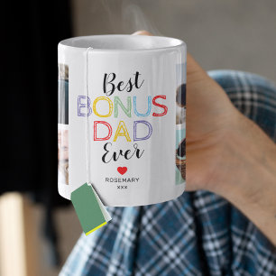 Bonus Dad Father's Day Photo Coffee Mug