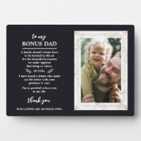 Bonus Dad Marble Photo Frame Navy 