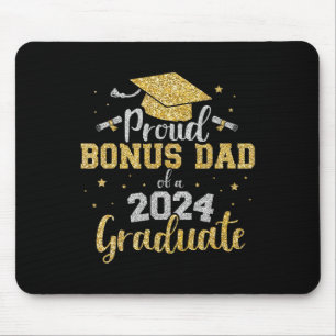 Bonus Dad Of Cl Of 2024 Graduate Senior Graduation Mouse Mat