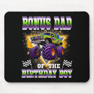 Bonus Dad Of The Birthday Boy Monster Truck Birthd Mouse Mat