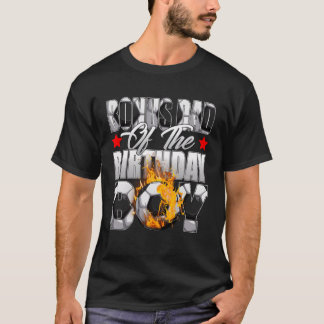 Bonus Dad Of The Birthday Boy Soccer Bday Celebrat T-Shirt