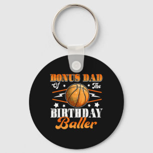 Bonus Dad Of The Birthday Byller Bysketbyll Father Key Ring