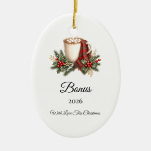 Bonus Dad Ornament Personalised Name Year