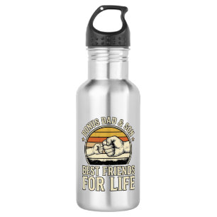 Bonus Dad & Son Best Friends Vintage Shirt Design_ 532 Ml Water Bottle