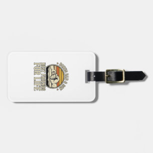 Bonus Dad & Son Best Friends Vintage Shirt Design_ Luggage Tag