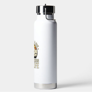 Bonus Dad & Son Best Friends Vintage Shirt Design_ Water Bottle