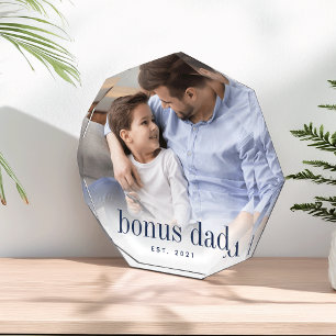 Bonus Dad Year Established Photo Block