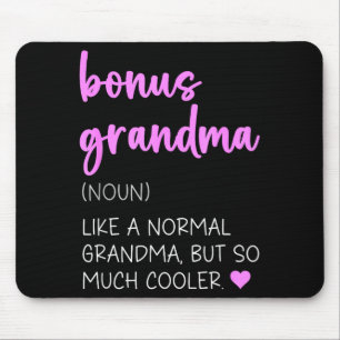 Bonus grandma definition cute mother's day noun mouse mat