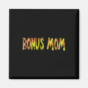 Bonus Mom Of Both Half Sketll Softll Birthday Boy Magnet