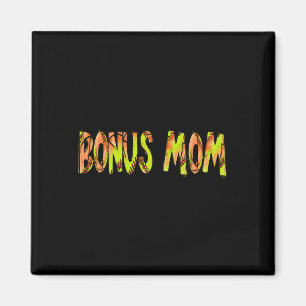 Bonus Mom Of Both Half Sketll Softll Birthday Boy Magnet