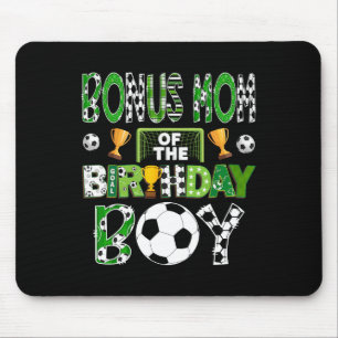 Bonus Mom Of The Birthday Boy Soccer Player Game D Mouse Mat