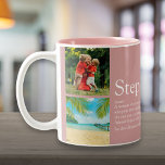 Bonus Mom, Stepmom Definition 4 Photo Collage Pink Two-Tone Coffee Mug<br><div class="desc">Personalise the text and 4 photos to create a unique keepsake for your special Stepmom, Stepmum, Bonus Mom or Madrastra to create a unique gift for Mother's day, birthdays, Christmas, baby showers, or any day you want to show how much she means to you. A perfect way to show her...</div>