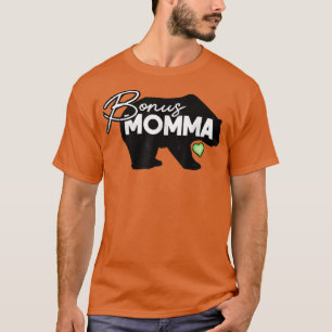 Bonus Momma Bear green heart T-Shirt